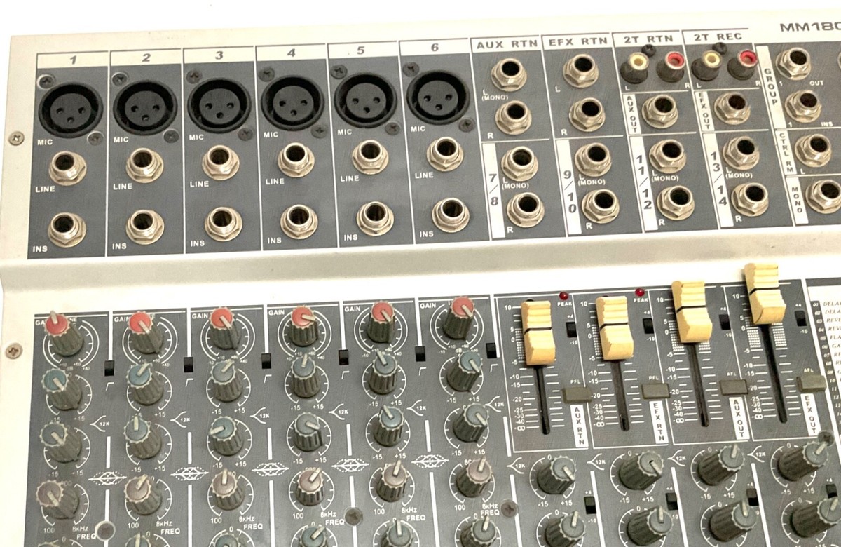 Phonic MM 1805X Rackmount Mixer With Power Supply Tested and