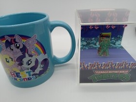 Teenage Mutant Ninja Turtle TMNT The Dam Nintendo NES Shadow Box Diorama Cube