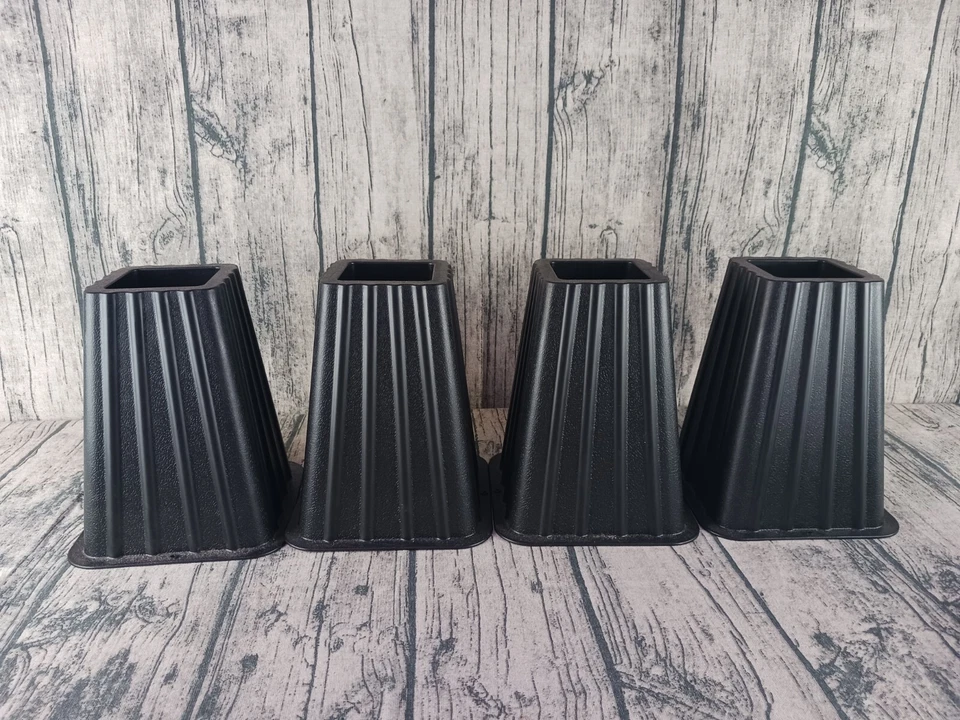 Elevadores de cama MainStays (negro) cama elevadora 5,25" se adapta a postes de hasta 2,75" totalmente nuevos Foto 4 de 4