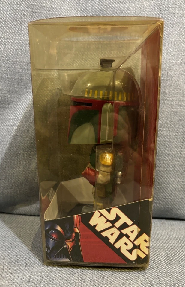 NUEVO Boba Fett Wacky Wobbler Funko Star Wars Bobble Head 2007 Foto 3 de 4