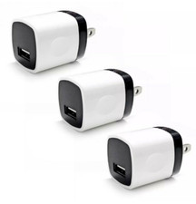 3x USB Wall Charger Power Adapter AC Home US Plug FOR Samsung LG iPhone iPod