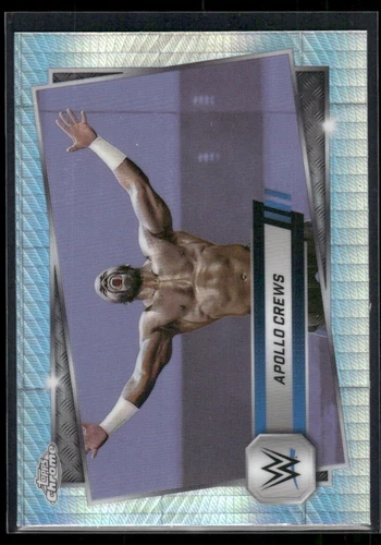 2025 Topps Chrome WWE Apollo Crews #114 Prism Refractor