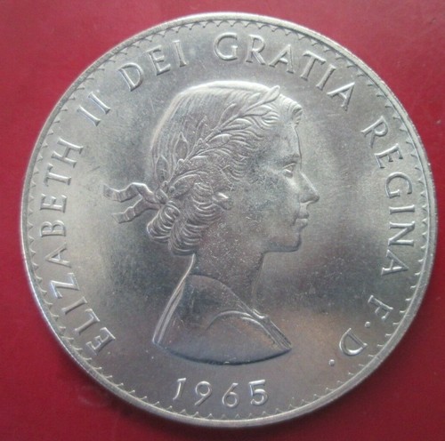 Münze Churchill &Elisabeth II Dei Gratia Regina F.D. 1965 | eBay.de