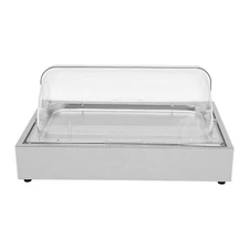 Ice Food Serving Display Tray Stainless Steel Buffet Tray Countertop Food Servin