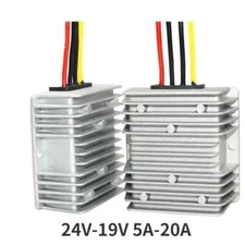 24v to 19v 5A - 20A DC Converter Buck Voltage Regulator step down for Car Laptop