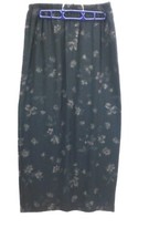 Women's Black Maxi Skirt Elastic Waist Sz M