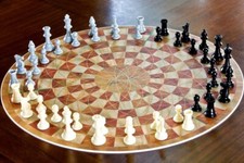 3 MAN CHESS - VERY INTERESTING NEW VARIANT (three handed, player, way...)