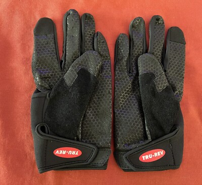 TruRev Sports Soccer Skate Gym Football Gloves Size Large