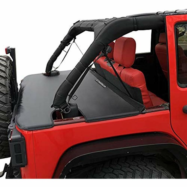 Jeep Wrangler Tonneau Cover JK Unlimited 4 Door Rear Trunk Cargo Vinyl