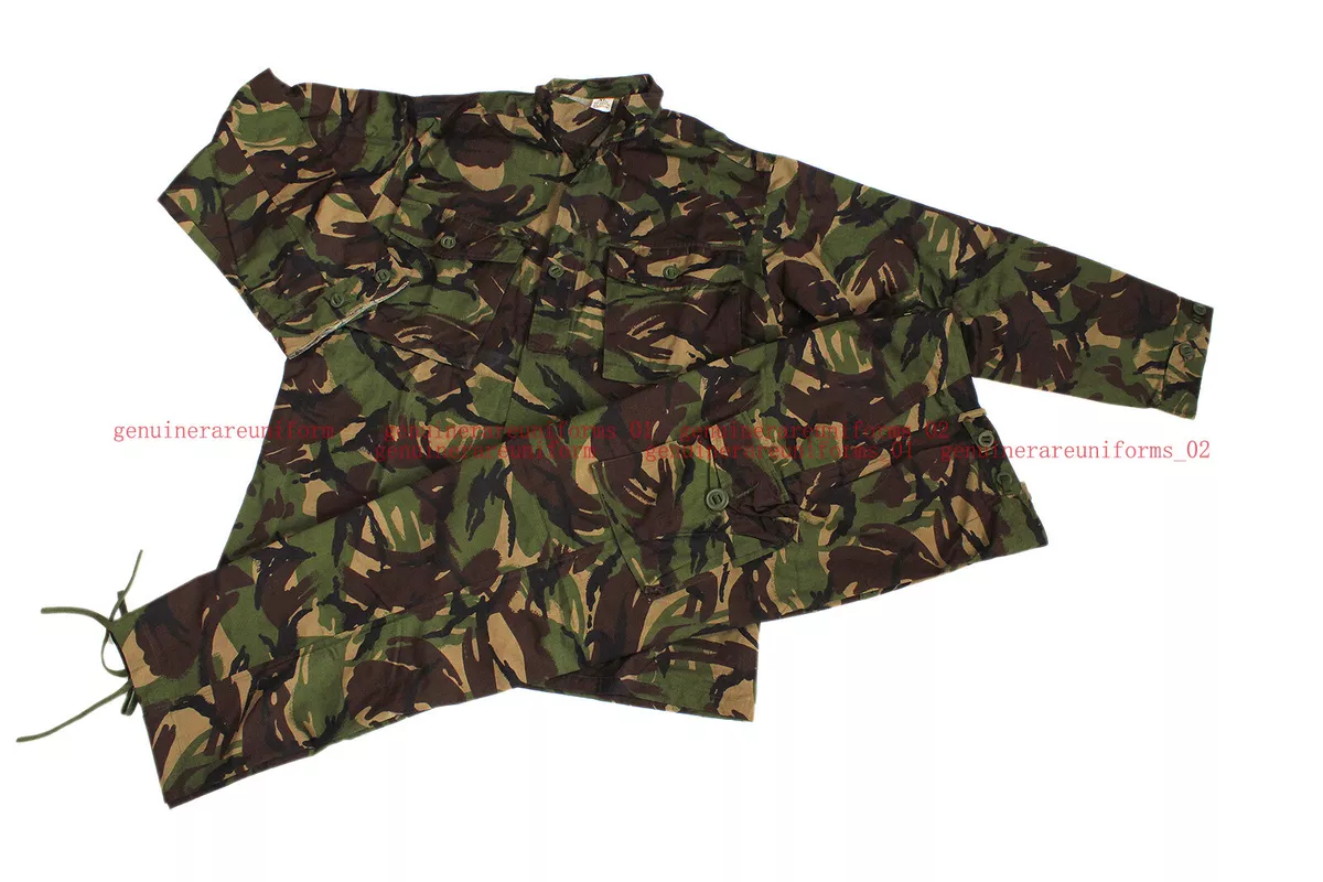 Rare Genuine Africa Kenyan Army DPM Camo Nylon Cotton Rip-stop S95 Uniform MR~LR