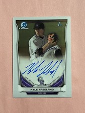 Kyle Freeland 2014 1st Bowman Chrome Auto Autograph #5