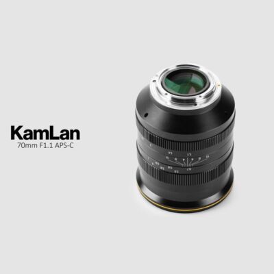 KamLan 70mm F1.1 APS-C Large Aperture MF Lens for Canon EOS
