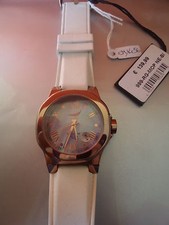 da139€ Om14-56 OROLOGIO UOMO RAGAZZO DONNA OIW OWERSIZE CINTURINO BIANCO BUFFON