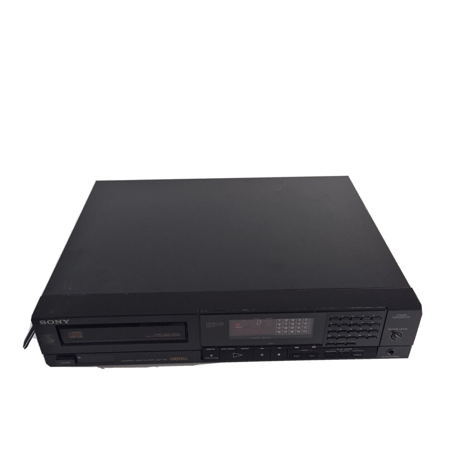 SONY Compact Disc CDP 750 CD Player Play With Philips TDA1541 DAC PARTS sony-compact-disc-cdp-750-cd-player-play-with-philips-tda1541-dac-parts