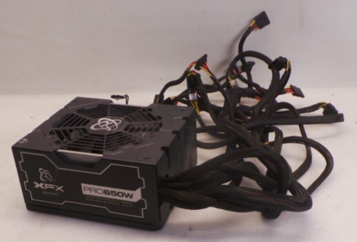 XFX TS 650W Power Supply 80 Plus Bronze XPS-650W-SEW TESTED | eBay