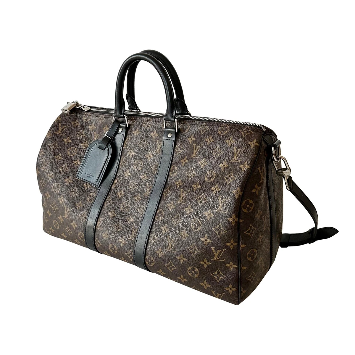 Louis Vuitton Keepall Bandoulière 45 Vuittonite Monogram Macassar