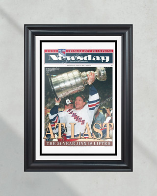 1994 New York Rangers  It s Ours  Stanley Cup Champion Framed Front Page Newspap