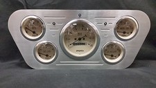 1953 1954 1955 Ford Truck 5 Gauge Billet Dash Cluster Set Insert Tan
