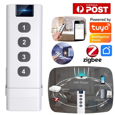 Tuya Handheld Switch ZigBee Remote Control Wireless APP Portable Smart Scene AU
