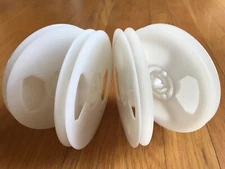 SUPER-8 200 ft. White Plastic Movie Film Reels - BRAND NEW 4-Reel Pack Super 8mm