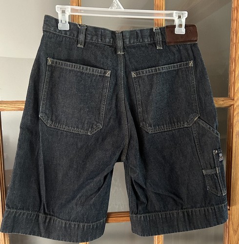 Nautica Men's Carpenter Blue Denim Jean Shorts Regular Fit Sz 32 100% Cotton 11” - Picture 2 of 6