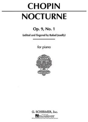 Nocturne, Op. 9, No. 1 in B-Flat Minor | Piano Solo | Rafael Joseffy | Buch