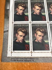 James Dean Stamp Sheet for sale | eBay