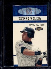 1998 Fleer Ultra Derek Jeter Ticket Studs #11TS Yankees