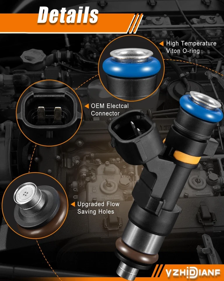 0280158042 injetores de combustível 3,5L serve para:-Nissan 350Z 2005-2006 Murano... - Imagem 3 de 4