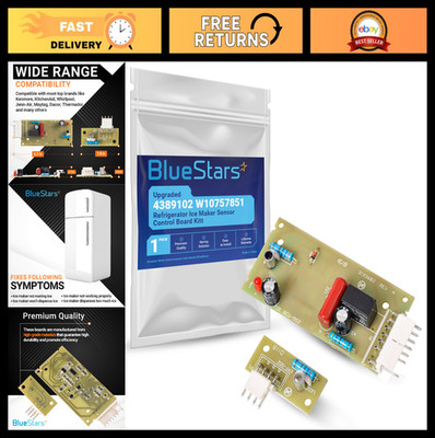 Refrigerator Ice Maker Sensor Control Board Kit - Compatible with Whirlpool & Ke