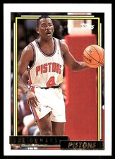 Joe Dumars 1992-93 Topps 347 Pistons Free Shipping Stackedpacks