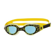 Image of Zoggs Kids' Batman Printed Swimming Goggles, 0-6 years, Black/Yellow/Blue