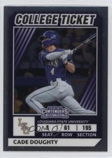 2022 Panini Elite Extra Edition College Tickets Optic Cade Doughty #CTO-29 0c2