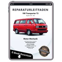 VW Bus T3 1979-1992 1,6L 2,0L Benzinmotor 46-70 PS Reparaturhandbuch Download