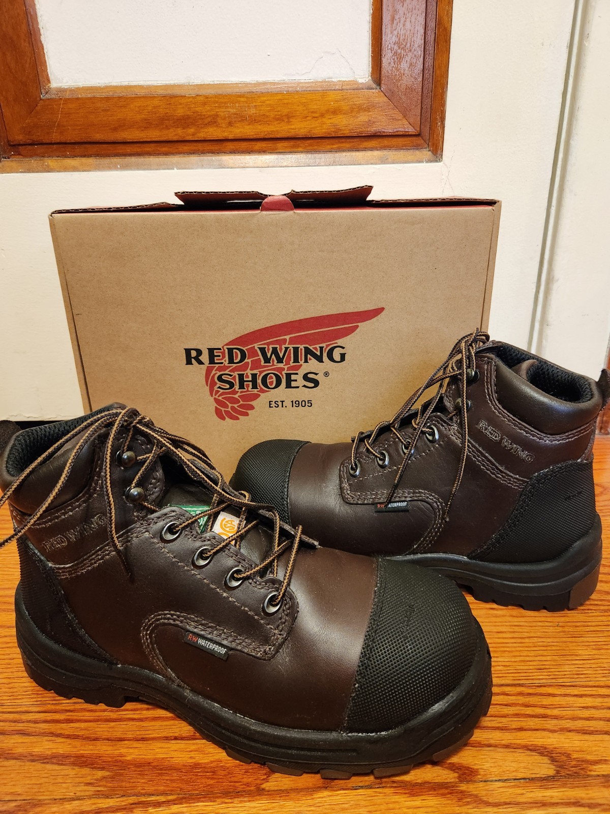 Red Wing King Toe 6in Men's Work Boot Size 8D Brown (3506) Waterproof *Great Con