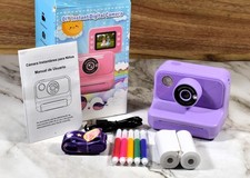 Okaloka Kids Instant Print Camera Toys,1080P HD Digital Video Camera
