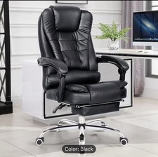 Executive Desk Chair High Back Recliner Footrest Office Swivel Computer Chair ✨✨