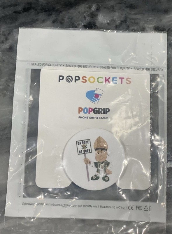 PopSockets Phone Grip Stand DA POPE OF DOPE POPGRIP Popsocket 420 Cannabis Weed