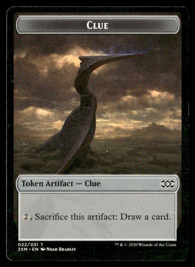 2020 Double Masters Tokens Clue Token/Common #22