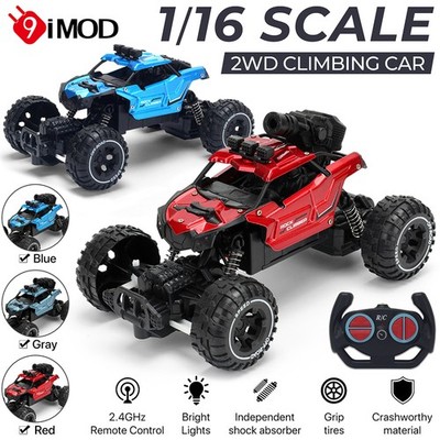 RC Alloy Cars 1/16 4CH Off-Road 2.4G Missile Launch High Speed Climbing Vehicle