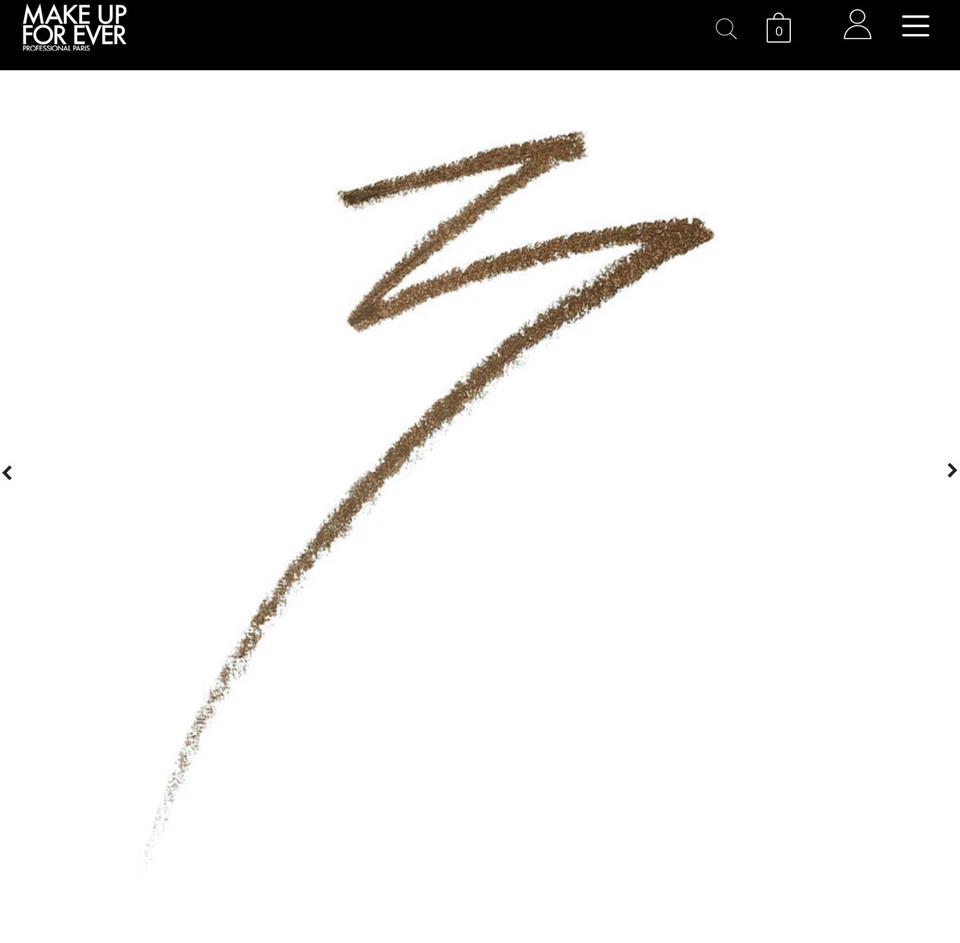 MAKE UP FOR EVER Aqua Resist Brow Filler 24Hr MicroSlanted Pencil 20 DEEP BLONDE - Image 2 of 3