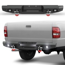 Steel Rear Bumper For 1993-2011 Ford Ranger Xlt With Led Lights Sensor Holes