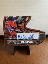 2025 Leaf Legends Hockey Steel Blades Orange Mats Naslund 6/6