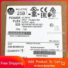 25B-B048N104 PowerFlex 525 11kW (15Hp) AC Drive AB Sealed US Free Tax
