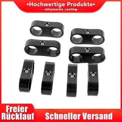 8x AN8 Auto Schlauchtrenner Klemme Kraftstoffleitung Verbindungssatz Schwarz DE