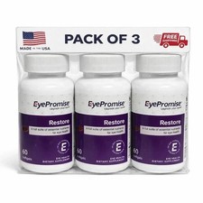 Pack Of 3 Eyepromise Restore Macular Health Supplement 180 Softgels New Pack Of 3 Eyepromise Restore Macular Health Supplement 180 Softgels New
