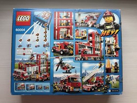 LEGO 60004 City Fire Station 2013 *BRAND NEW IN SEALED BOX *RETIRED