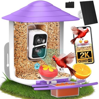 TUC 2K Bird Feeder Camera: Smart, Solar-Powered & Perfect Gift for Bird Watchers