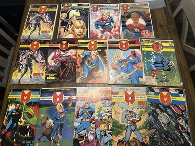 Miracleman #1-10 + #1 Variants. 14 Comic Lot Eclipse 1985 Comics By Alan Moore