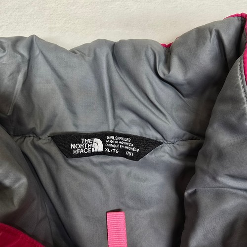 The North Face Thermoball Jacket Girls XL 18 Pink Full Zip Puffer Quilted - Picture 8 of 15